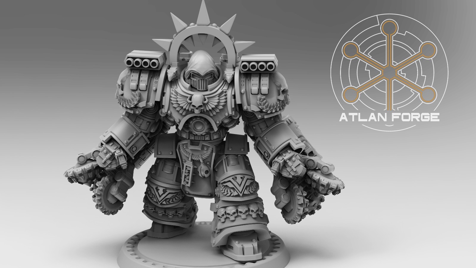 Angelic Warhulks (Atlan Forge/Tabletop Game Miniatures/Compatible w/ 40K)