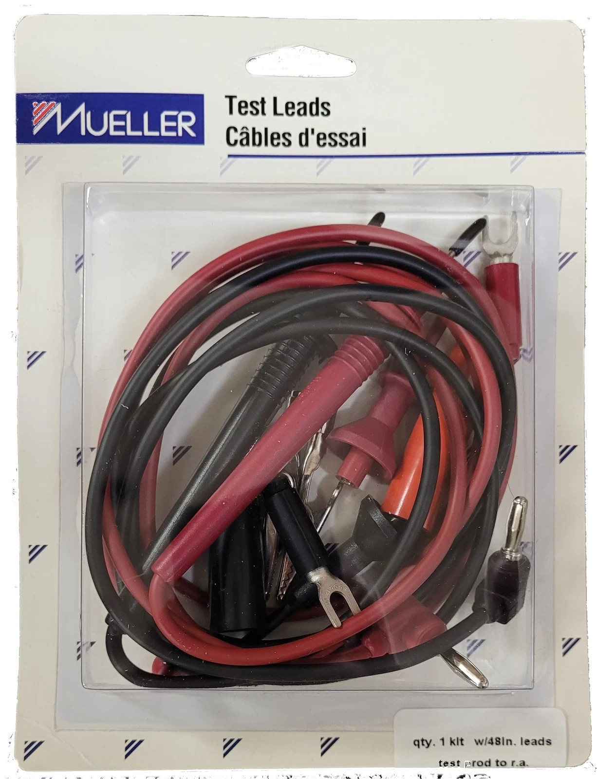 Mueller Test Lead Probes kit, UNSHROUDED, for Arbiter Systems Multimeter 100003