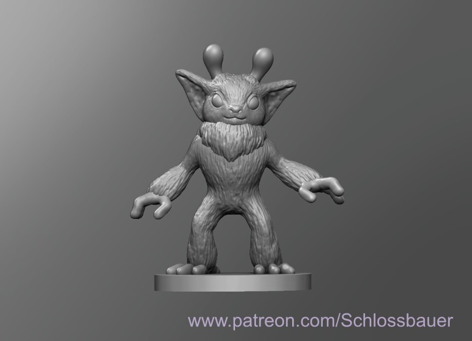 Etecoon Monster Manual 28mm Scale DND D&D Metroid Tabletop Miniature SB