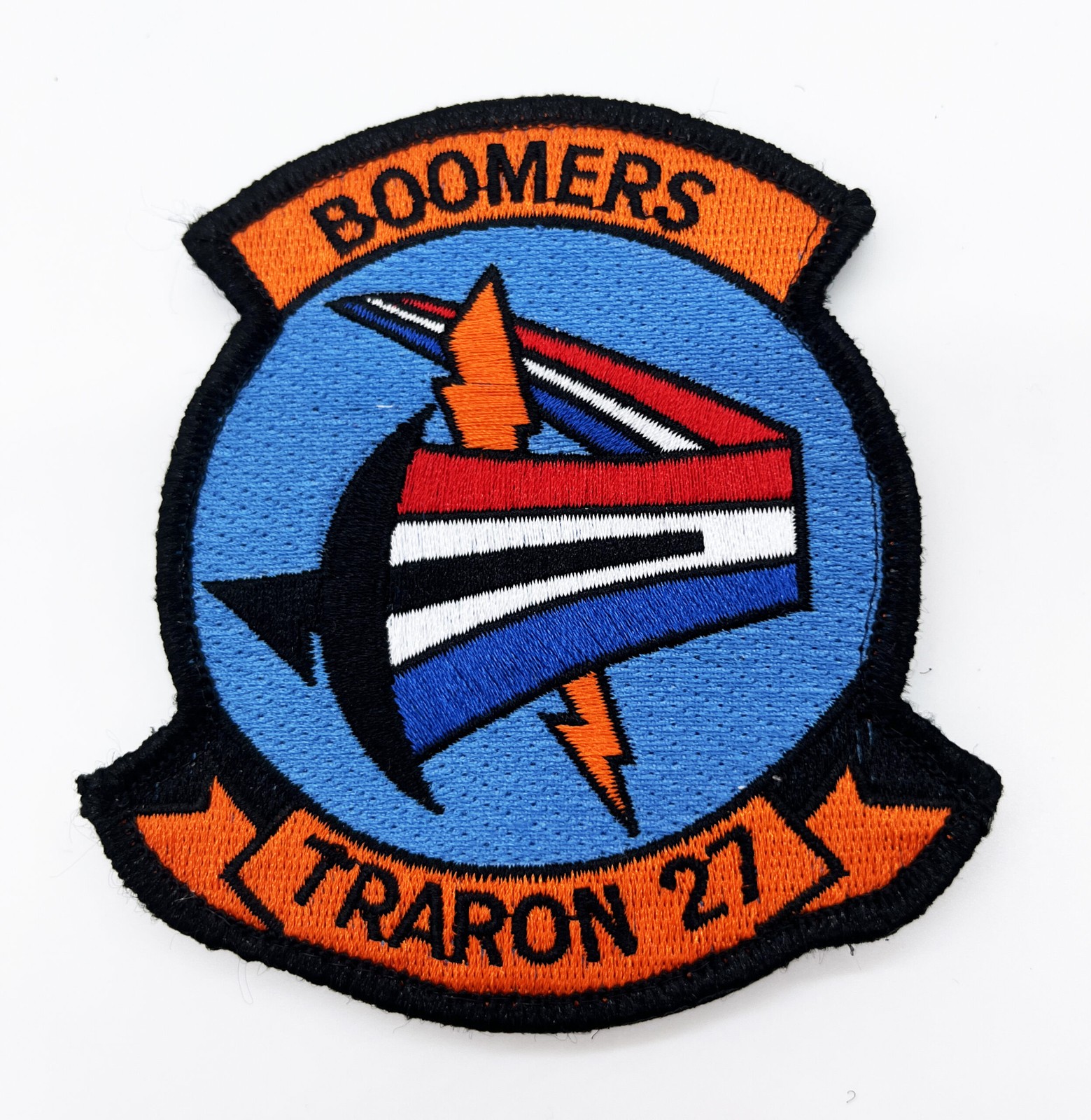 VT-27 Boomers Squadron Patch – With Hook and Loop, 4"