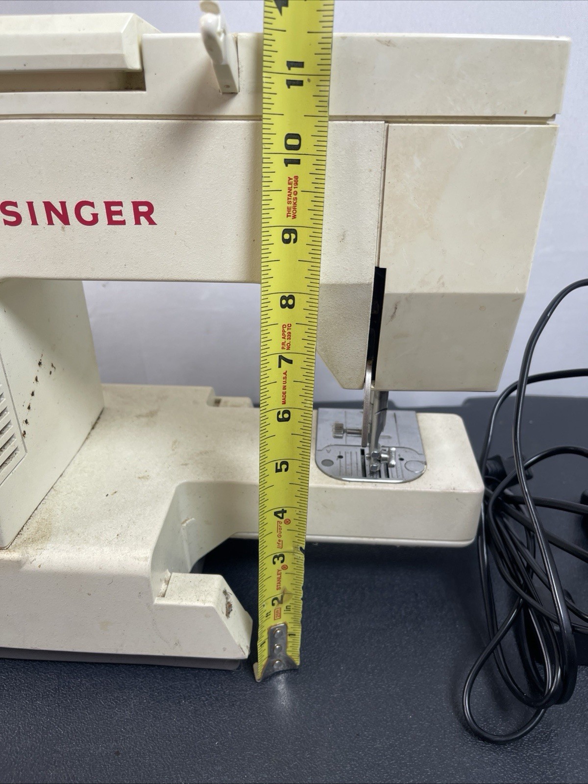 vtg Singer Style-Mate SM-14C Electronic Control Sewing Machine w/ Pedal Tested