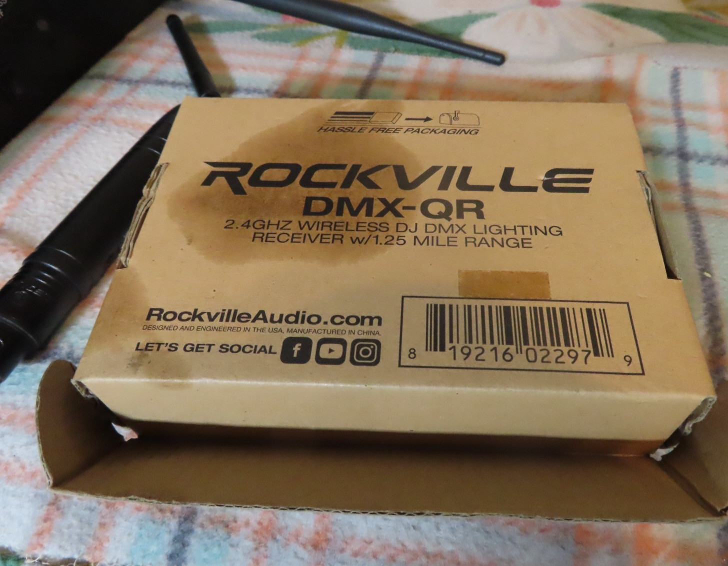 Rockville ROCKFORCE W4 384 Channel Wireless DMX Lighting Controller, READ!!!