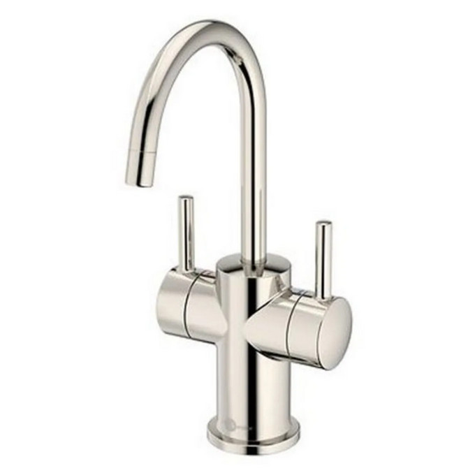 InSinkErator FHC3010PN Modern Hot & Cold Water Dispenser Faucet, Polished Nickel