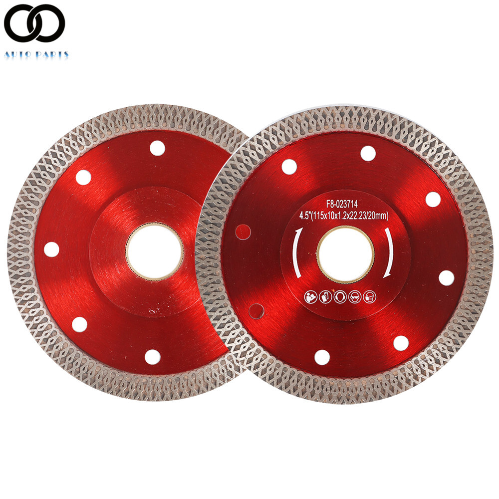2Pack 4.5 inch Super Thin Diamond Porcelain Saw Blade Ceramic Cutting Disc