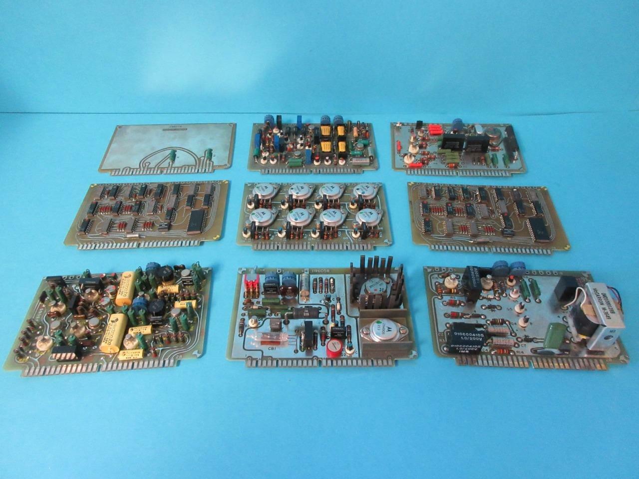 LOT OF 9 CARY CIRCUIT BOARD MODULE 11960/56/58/65/66/67/69/74/80 SPLIT DYNODE