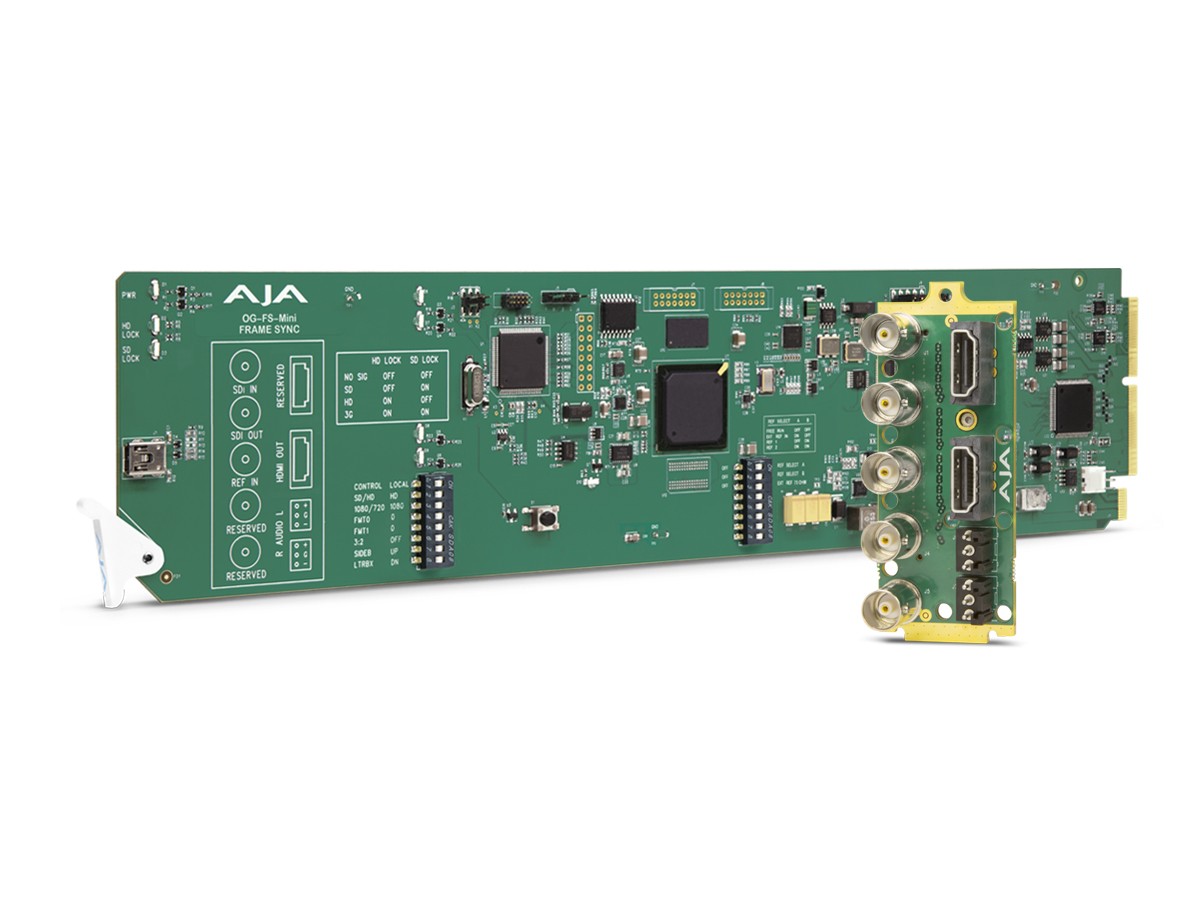 AJA OG-FS-Mini SDI Frame Sync Converter SDI/HDMI 3G Up/Down/Cross