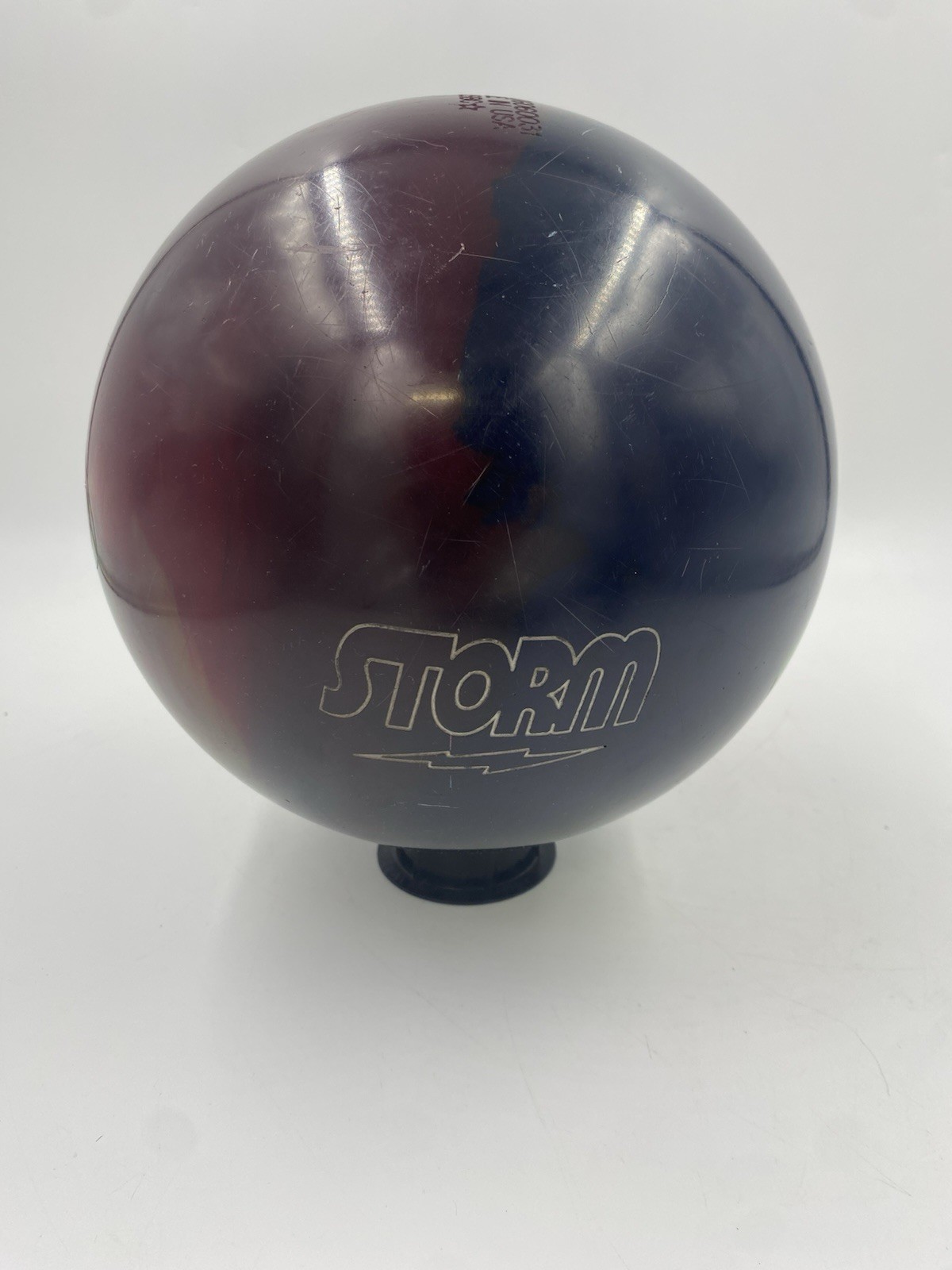 Storm Optimus Mulit Color Swirl 14lb 15oz Bowling Ball Scratches and Scuffs