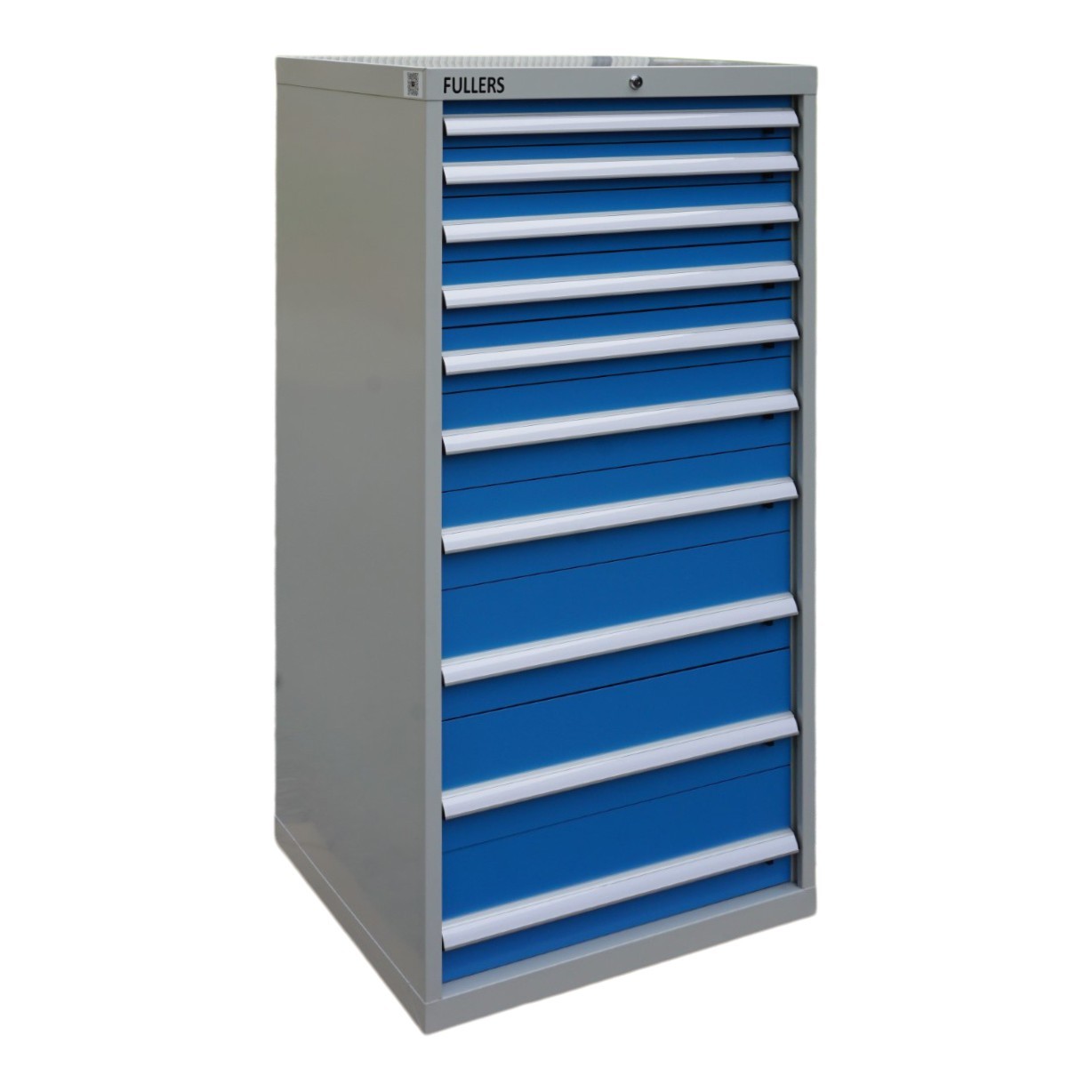 Fullers USA 10Drawer Keyed Locking Tool Parts Storage Cabinet Chest Lista Vidmar