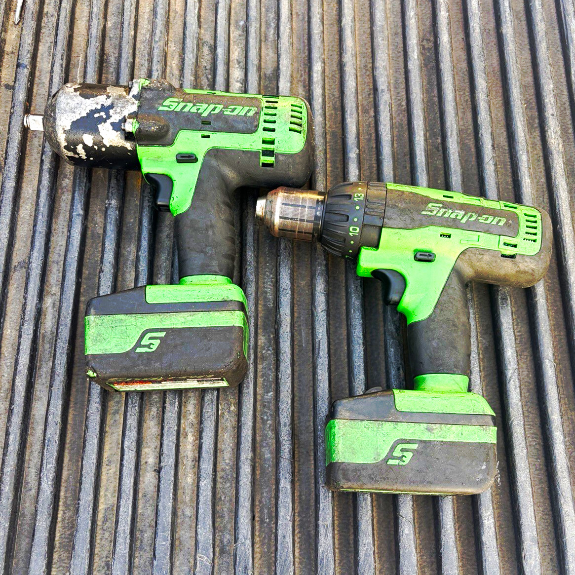 Snap-on 18V 2-Tool Cordless Impact Driver & Drill/Driver Set w/ Batteries