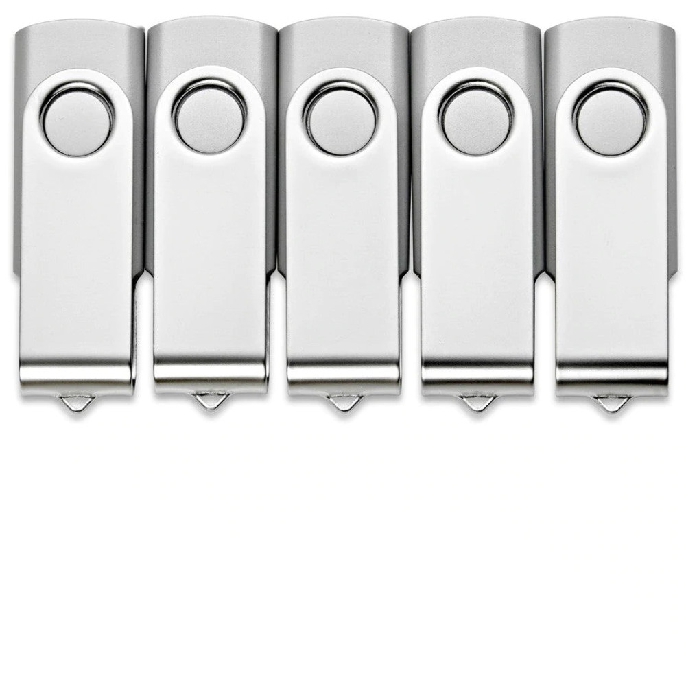 Fast High Performance Classic Swivel 5-Pack USB 3.0 Flash Drive Thumb Drive