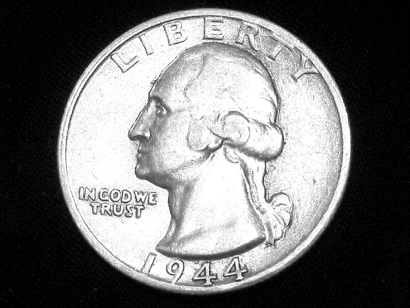 1944-S Washington Quarter --- Almost Uncirculated