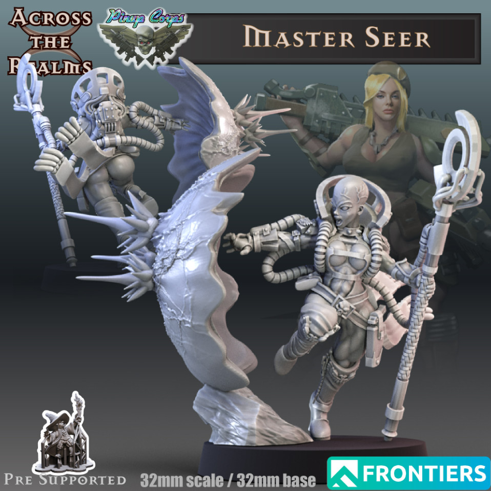 Master Seer with shield (28mm)