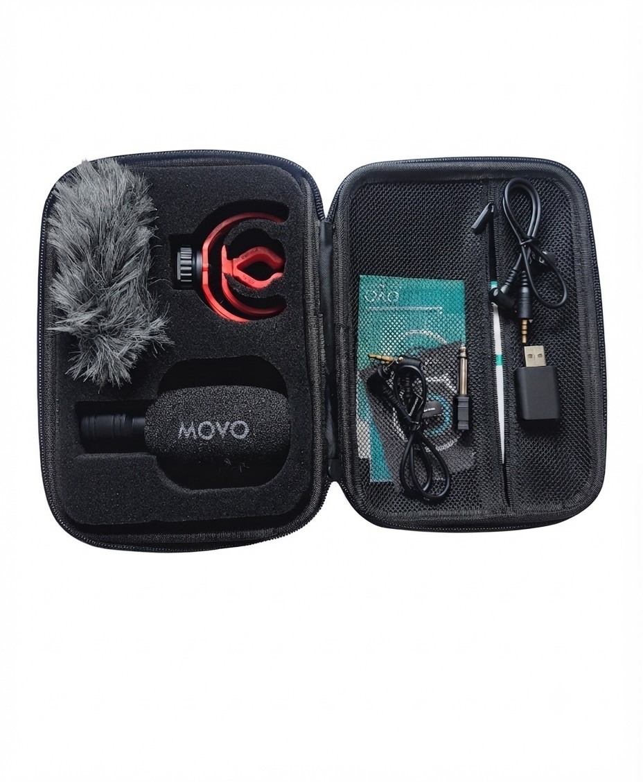Movo VXR10-PRO Shotgun Mic Kit - Universal Vlogging Mic for Camera & Phone 🔥
