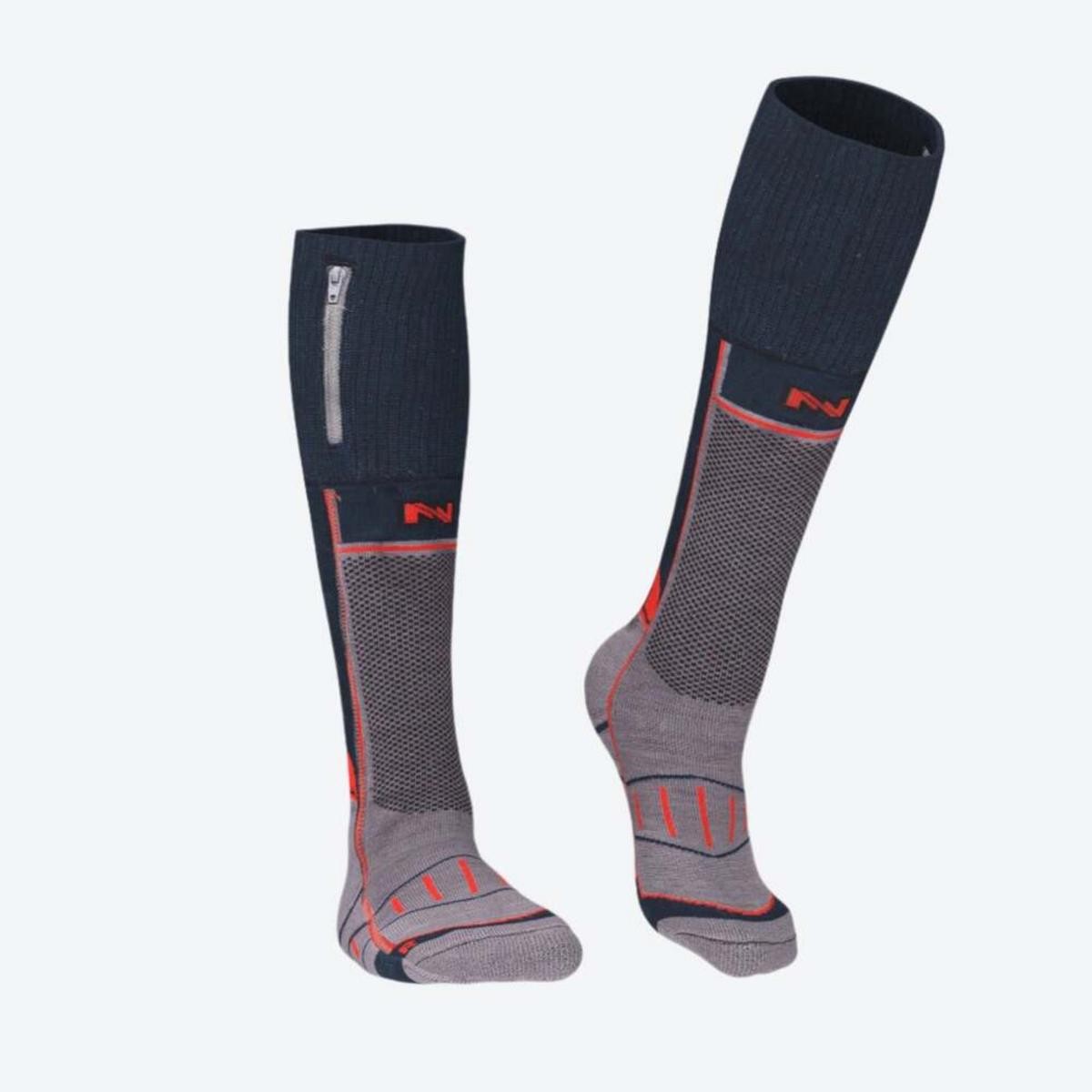 Mobile Warming Wool Blend Heated Socks
