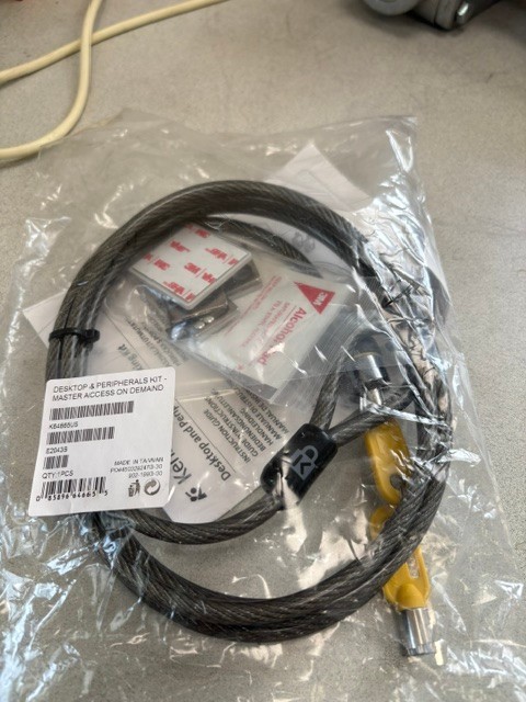Kensington Desktop and Peripherals Locking Kit