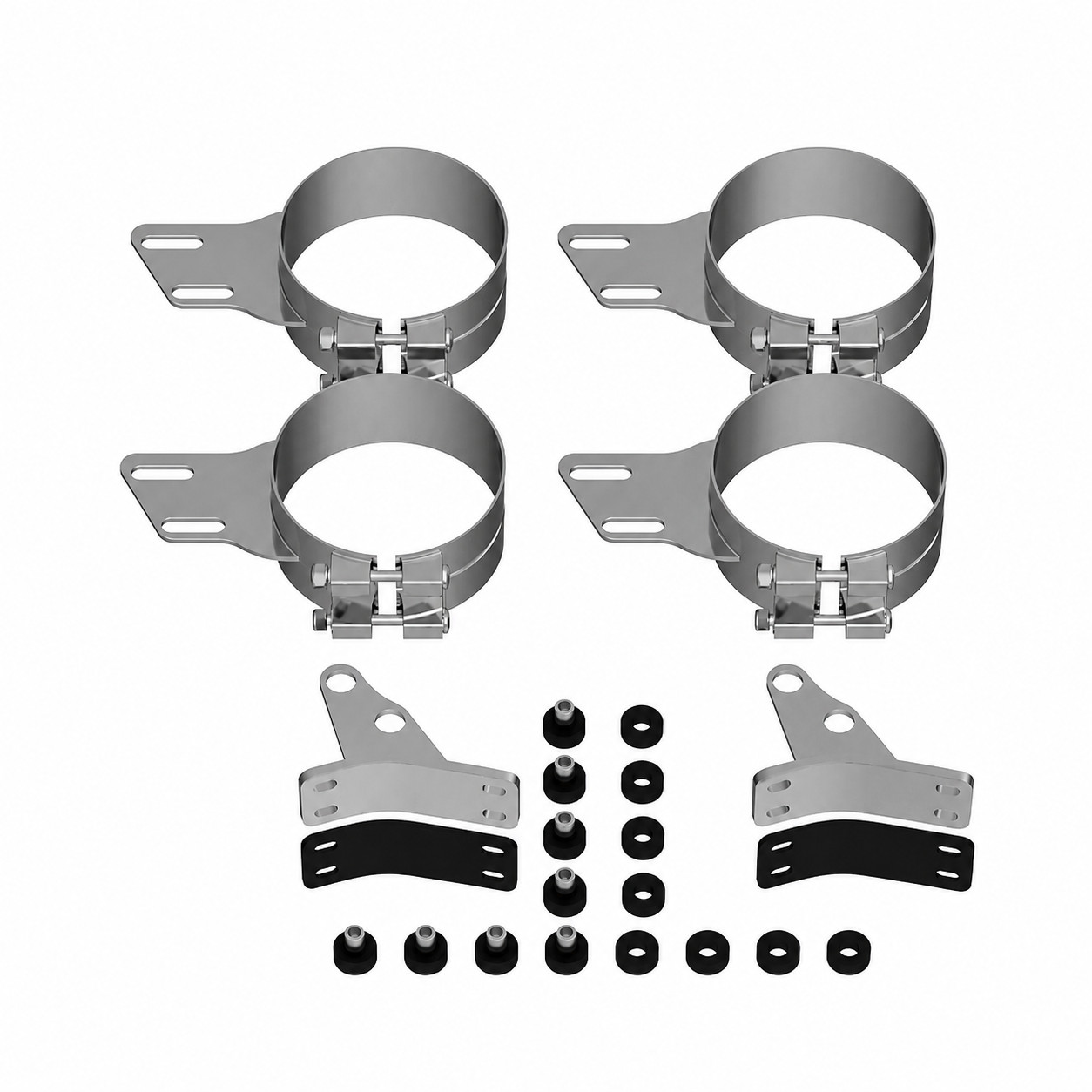 Mounting Kit 7in Stack Compatible with Peterbilt Applications – Includes Bracket