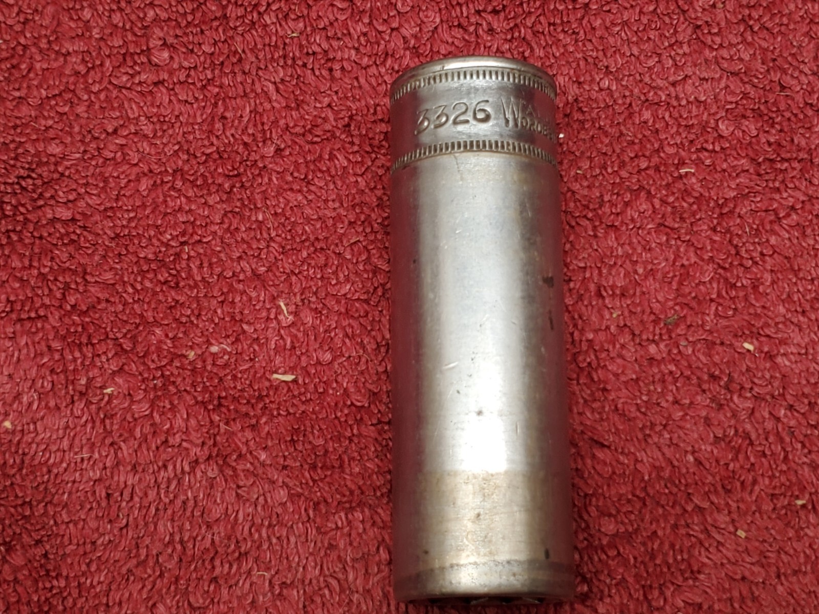 Walden Worcester 3326 13/16” 12 Point Deep Socket, Made in USA, 1/2” Drive
