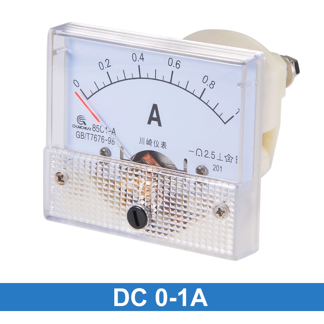 85C1-A Analog Current Panel Meter DC 1A Ammeter Tester Gauge