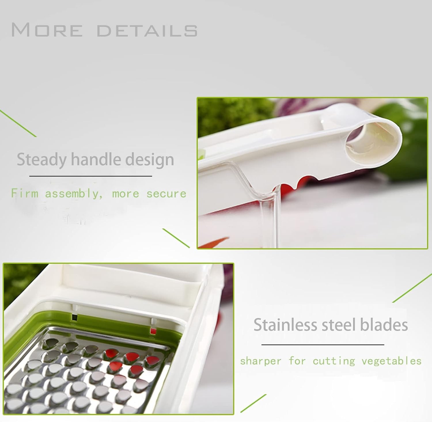 Graters For Kitchen, Cheese Grater with Container, Mandoline Slicer For Kitchen,