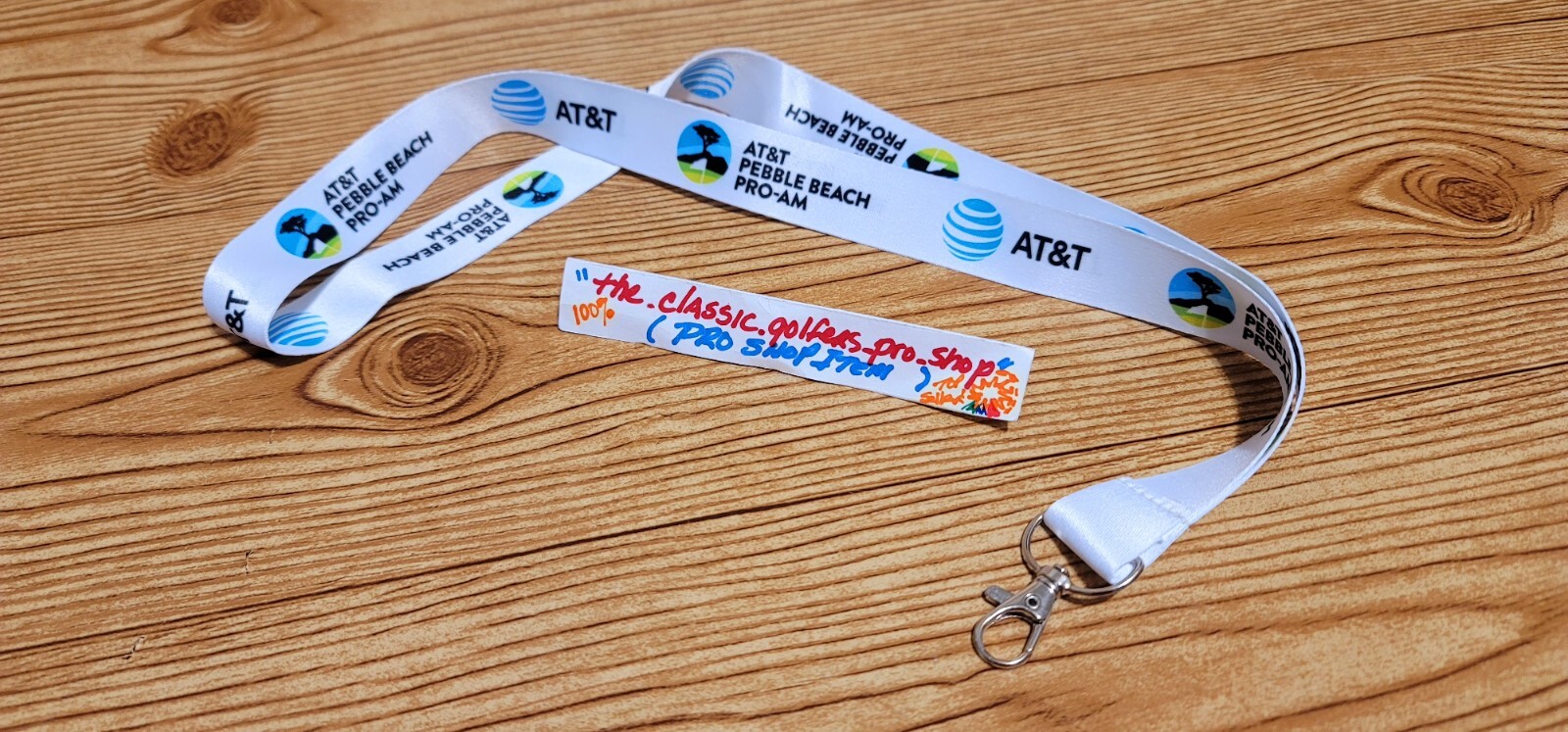 2025 AT&T Pebble Beach Pro-Am Lanyard "Collectors" Players Lanyard (NEW/Rare)