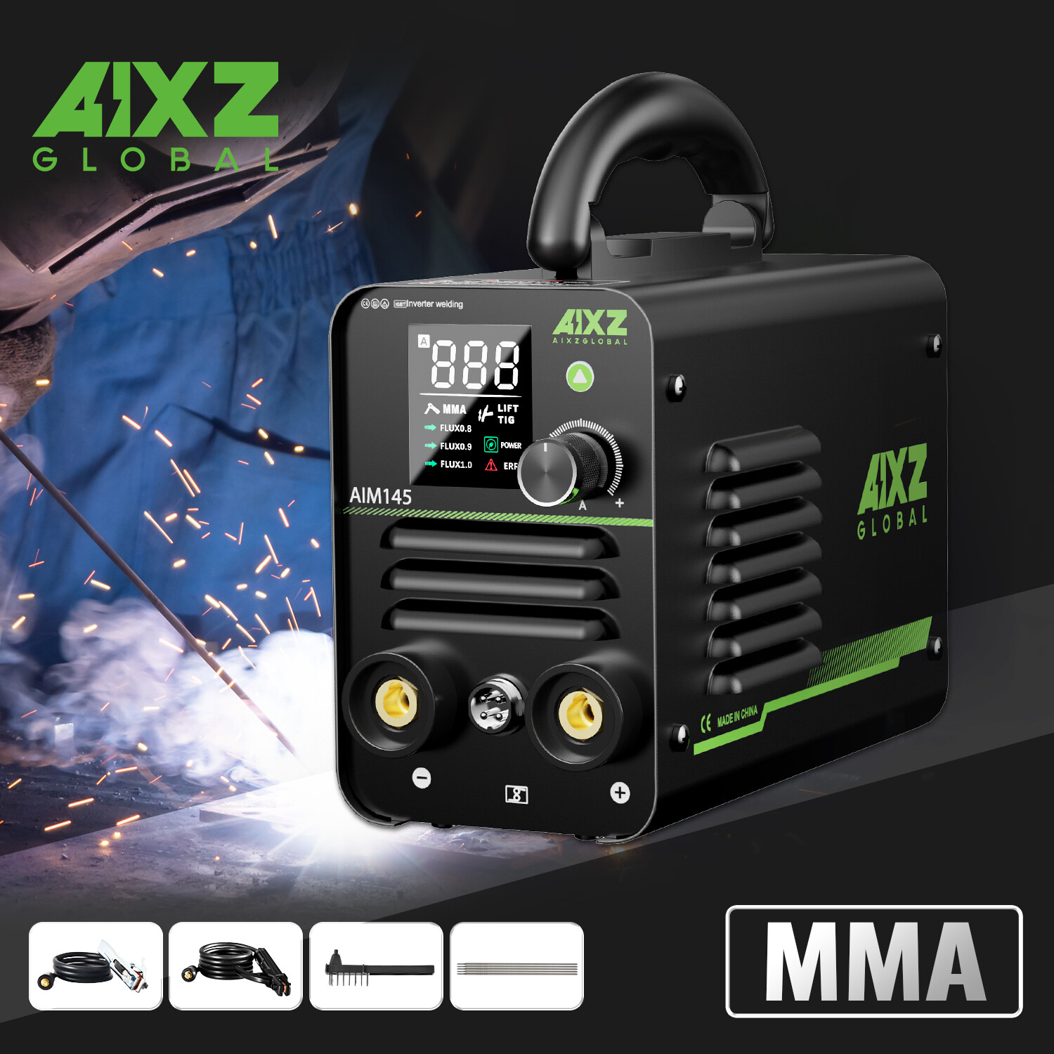 3-in-1 120Amp Stick MMA Welder Spool Gun/LIFT TIG 110V Mini ARC Welding Machine