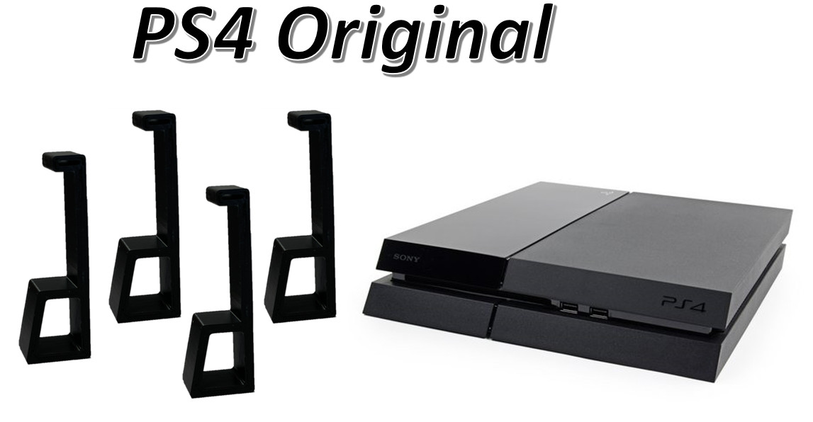 Horizontal Vertical PS4 Original Playstation 4 Stand Cooling Station Riser Feet