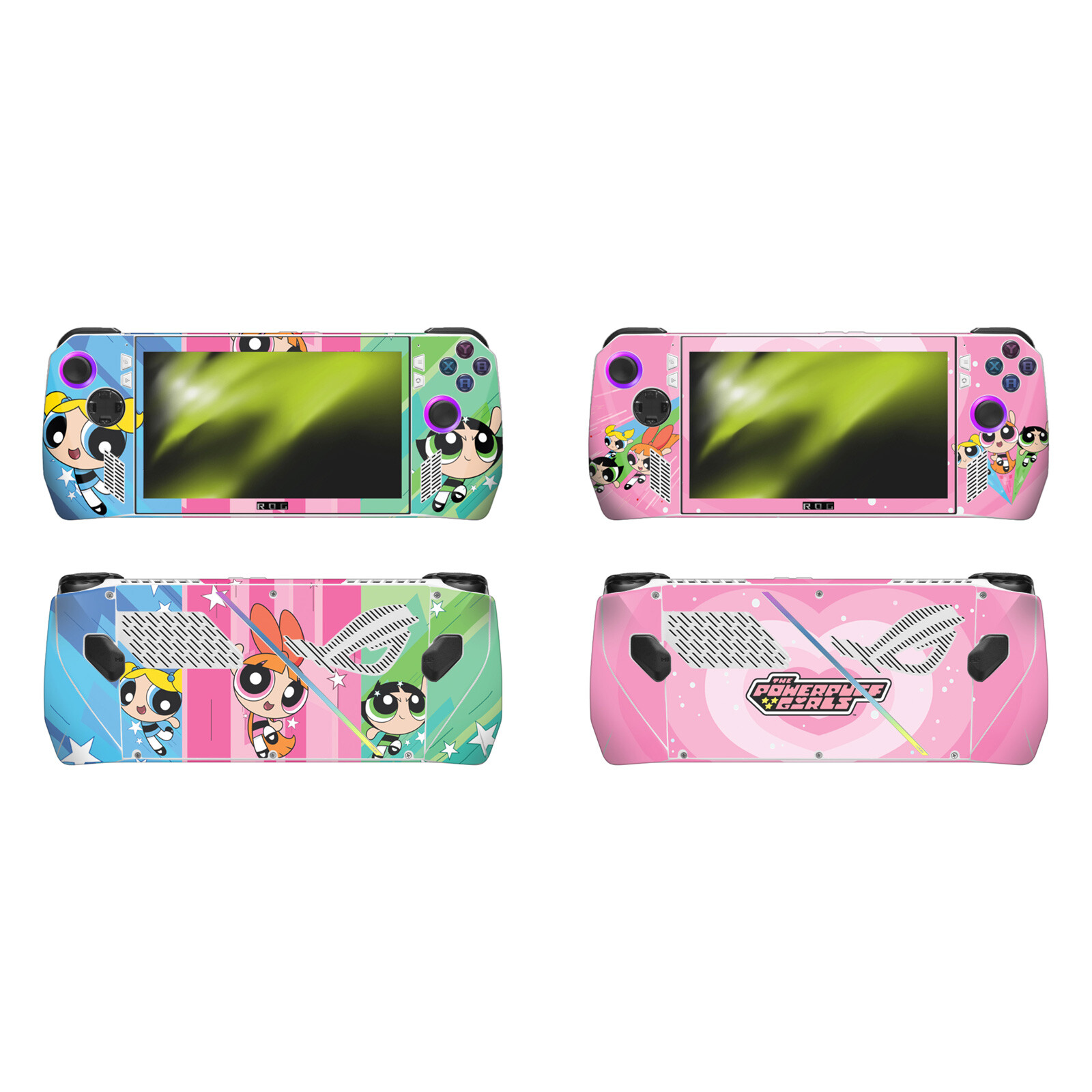 OFFICIAL THE POWERPUFF GIRLS GRAPHICS VINYL STICKER SKIN DECAL FOR ASUS ROG ALLY