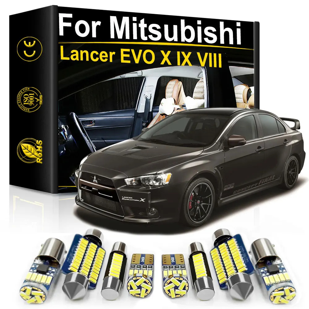 Canbus LED Interior Lights for Lancer Evolution 7 8 9 X 2003-2016