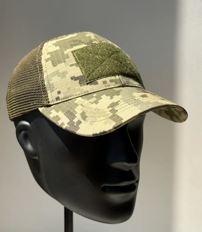 MM14 Digital Camo Mesh Cap Ripstop Tactical Hat + Free Patch of Choice