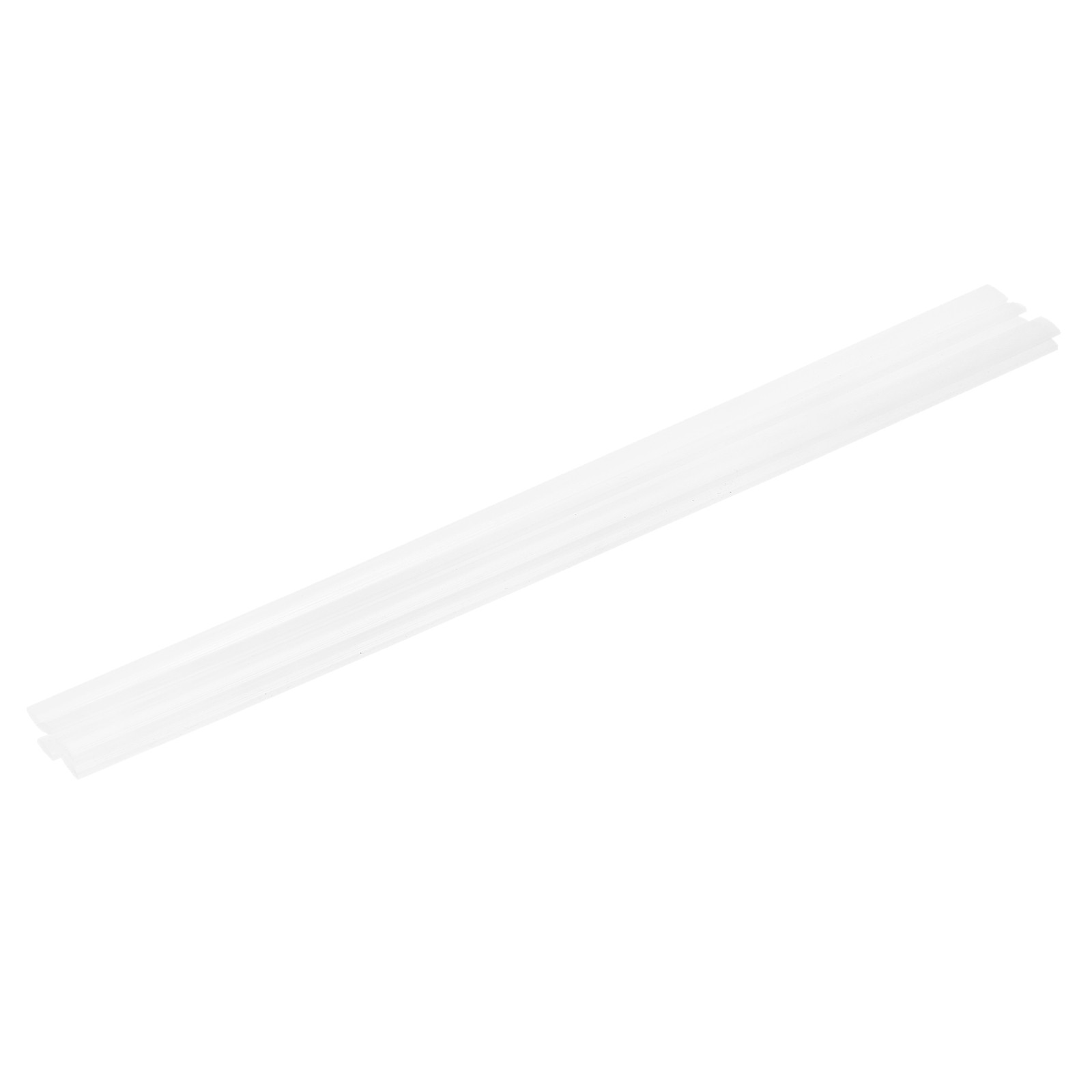 10 Pcs White Plastic Welding Rods 9.5mm x 330mm HDPE Flat(0.4inch x 13inch)