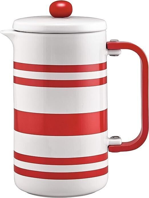 BonJour Hot Beverage Ceramic French Press Coffee Maker with Flavor Lock Filter