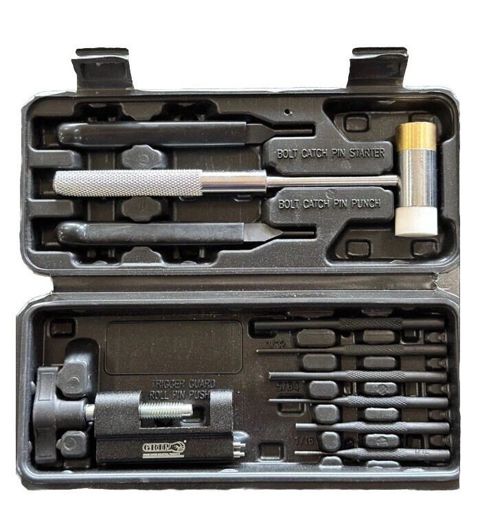 GRIP Tools - Roll Pin Tool Kit For Firearm Rifle Handgun Maintenance Gunsmithing
