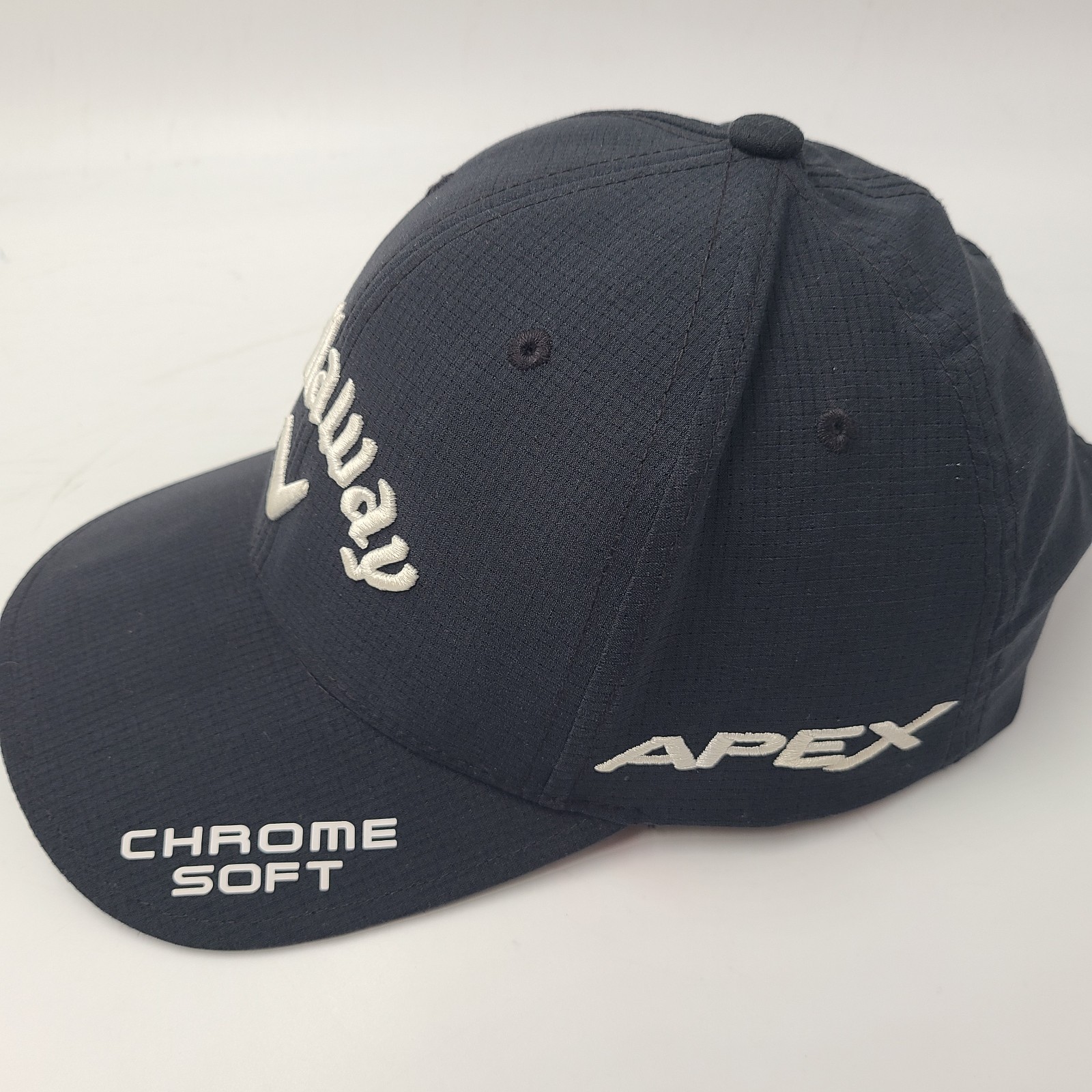 Callaway Hat Adjustable Golf Chrome Soft Apex Epic Odyssey Black White Polyester