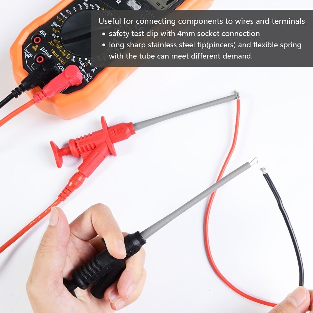 Multimeter Test Lead Kit - Essential Automotive Diagnostic Tools, Battery Tester