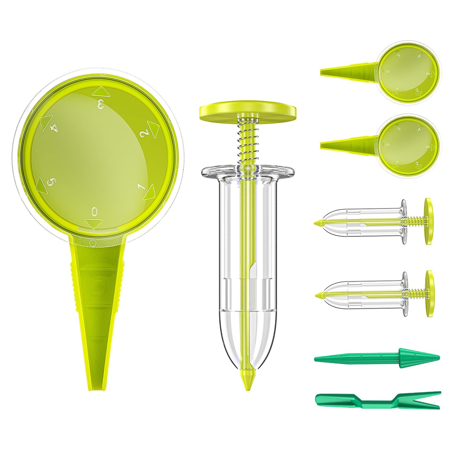 8 Pack Sowing Seed Dispenser Seeder Sower Planter Set, Handheld Mini...