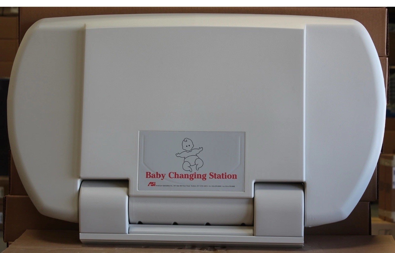 New "Open-Box" ASI 9012 Baby Changing Station Horizontal