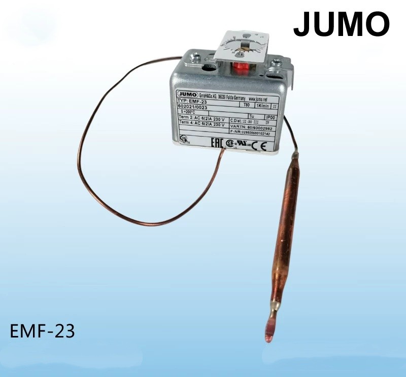 JUMO 200℃ adjustable temperature switch EM-5/U 602021/0023