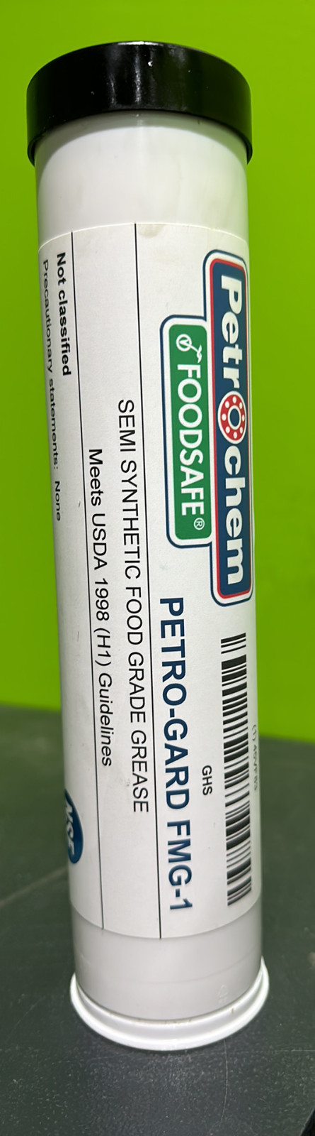 PETROCHEM PETRO-GARD FMG-1 Grease,Grade 1,14 oz.,Cartridge,White