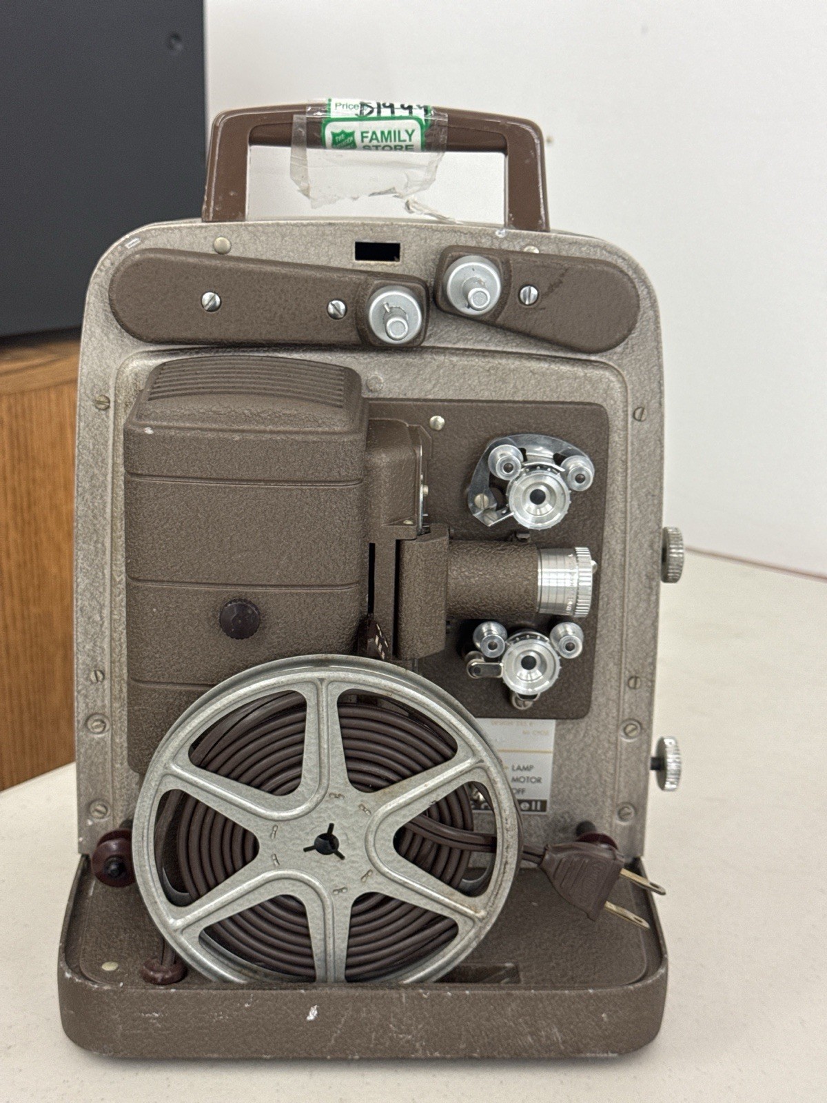 Vintage Bell & Howell 253-AX Projector Powers On Light & Motor Work