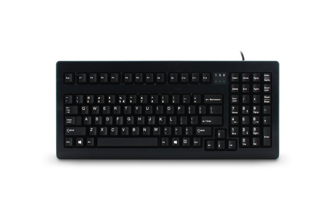Cherry 16 USB/PS2 Combo Interface Keyboard 104 Keys Black