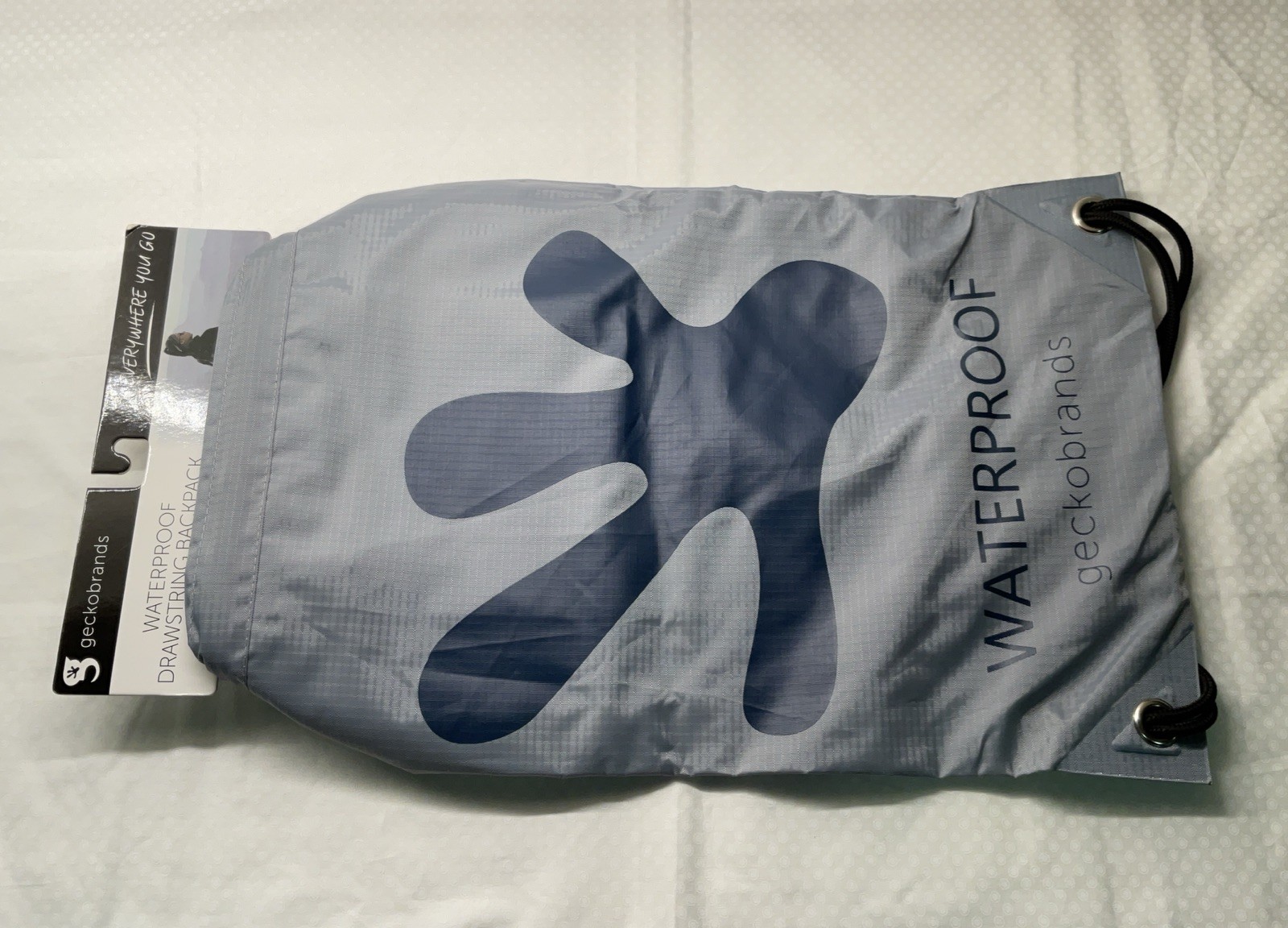 Geckobrands Waterproof Drawstring Backpack