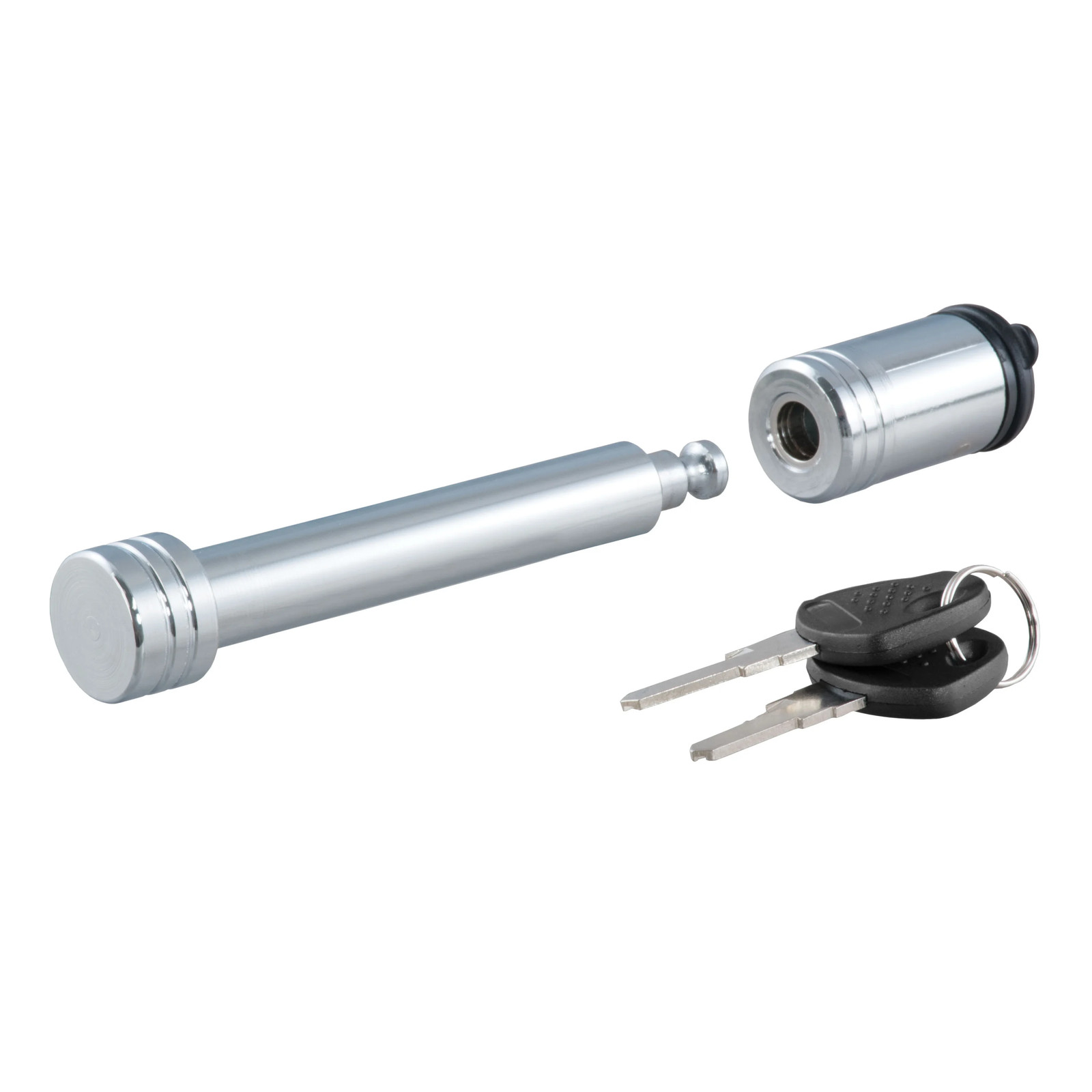 CURT 5/8in Trailer Hitch Lock Barbell Chrome Fits 2in 2-1/2in Receiver - 23528