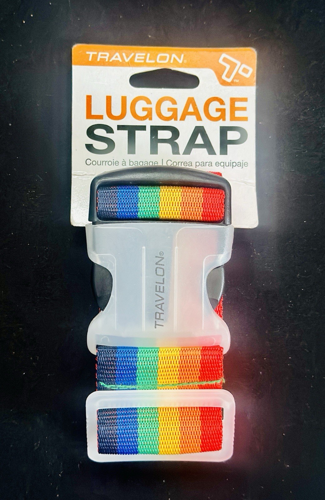 NEW Travelon Rainbow Luggage Strap 70"x 2" Adjustable Suitcase Travel Belt