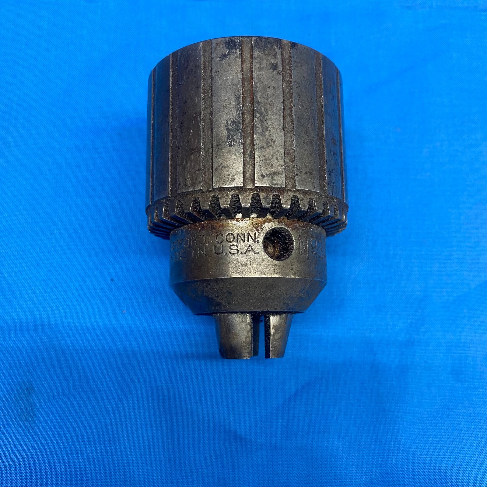 HARTFORD JACOBS CHUCK HEAVY DUTY BALL BEARING NO 3A CAP. 1/8-5/8 MADE IN USA