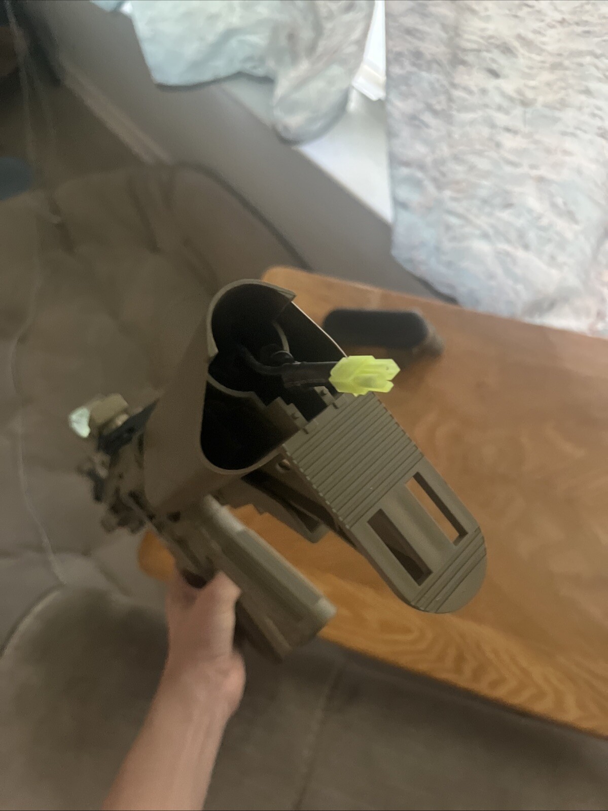 Mk18 Lancer Tactical Airsoft Rifle With Red Dot Scope