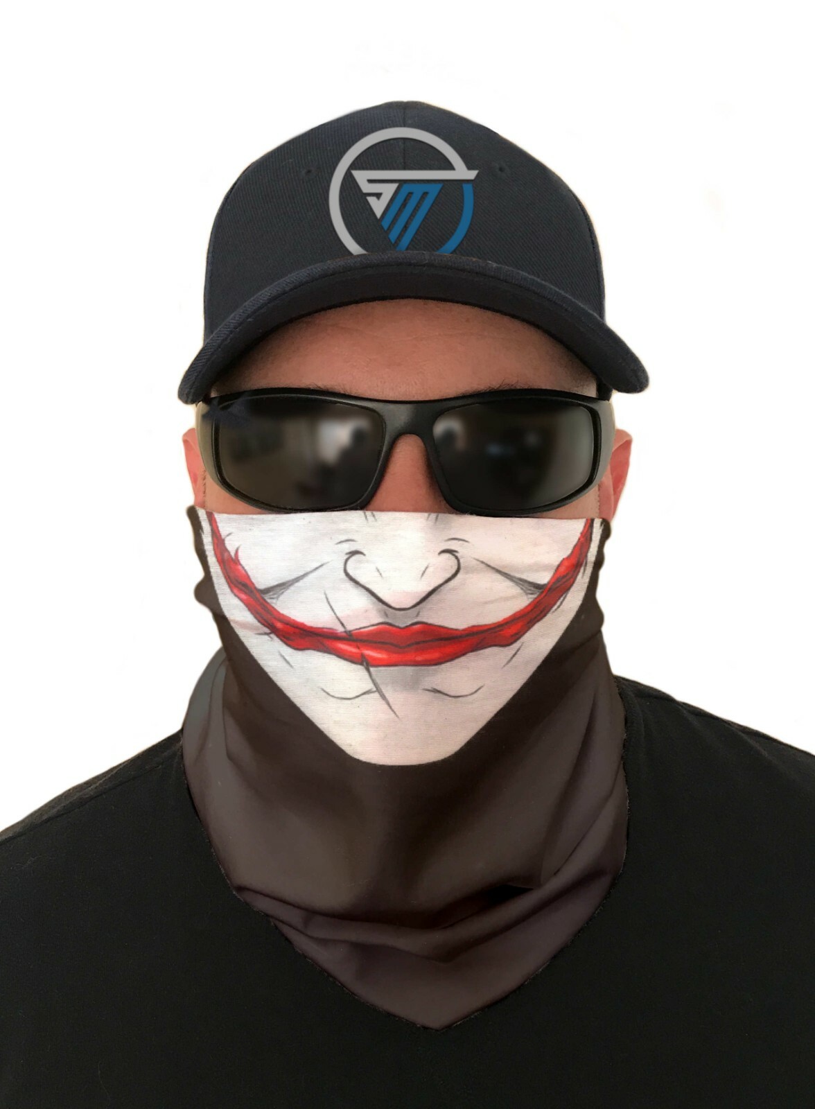 Joker Neck Gaiter Mask Face Fishing Scarf Sun Cover Headwear Balaclava Biker UPF