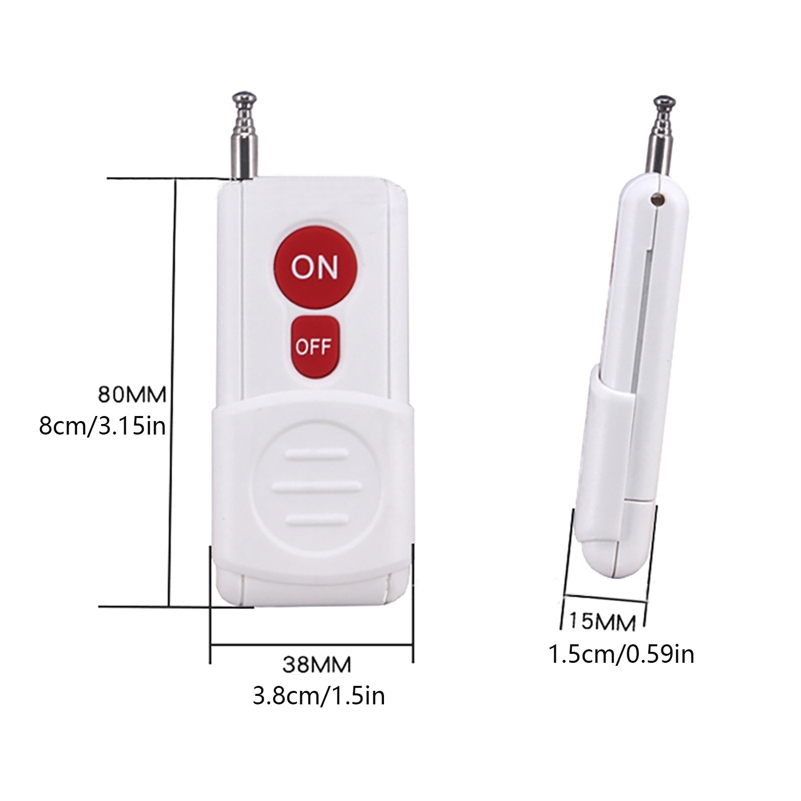 500 Long Range 433mhz Relay Wireless Remote Control Switch Transmitter+Receiver