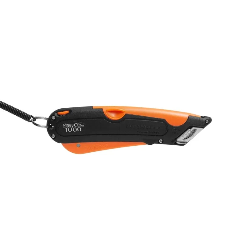 Easy Cut Safety Box Cutter Knife Easycut tool for work cutting 1000 Orange