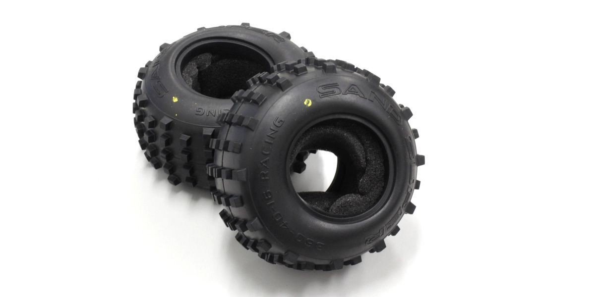 Kyosho - Rear Tire (Medium/2pcs/with Inner/ Scorpion 2014)