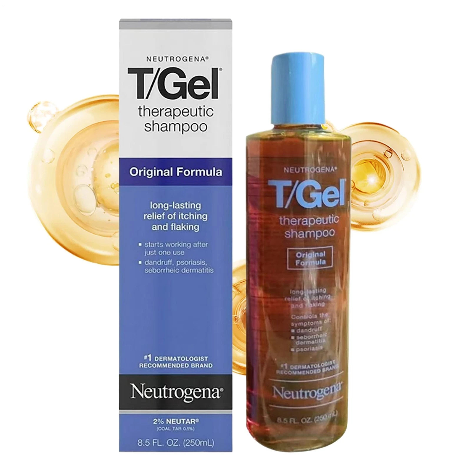 Neutrogena T/Gel Therapeutic Shampoo For Flaky, Itchy Scalp , Anti-Dandruff